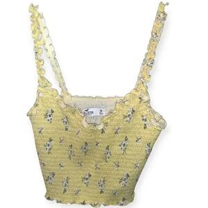 Hollister floral cropped top